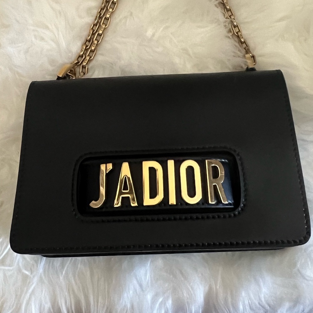 Dior J’adior Black Leather Purse